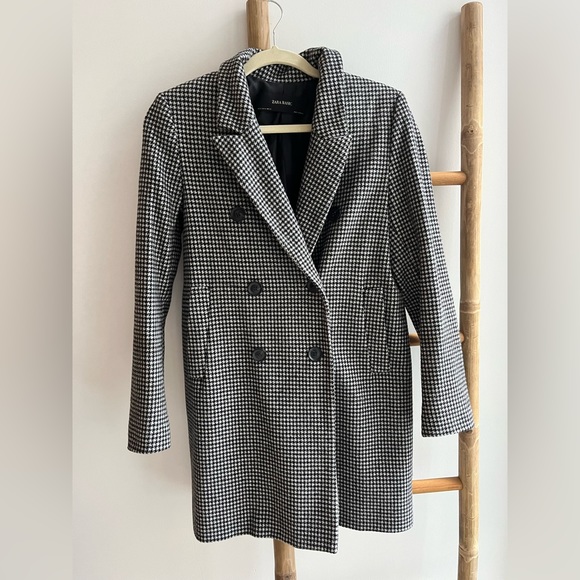 Zara Houndstooth Jacket XS - Picture 1 of 5